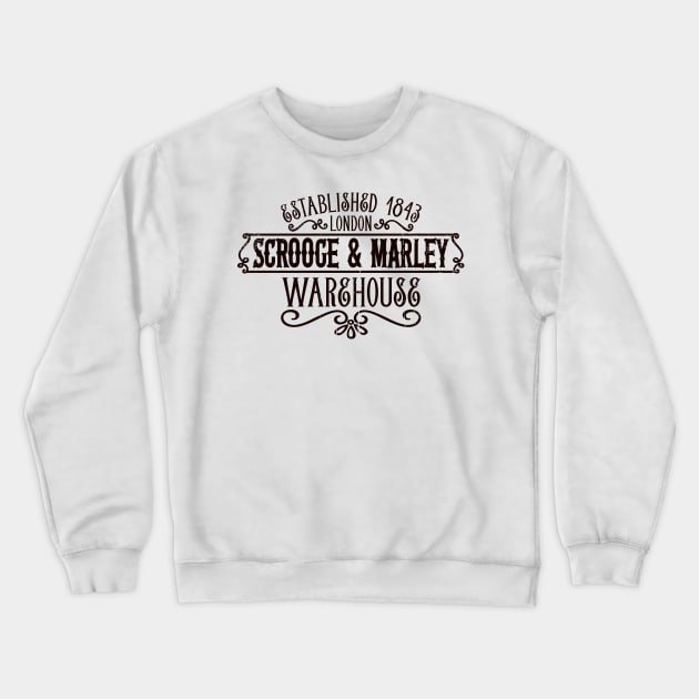 Scrooge Business Dark Crewneck Sweatshirt by nickbeta